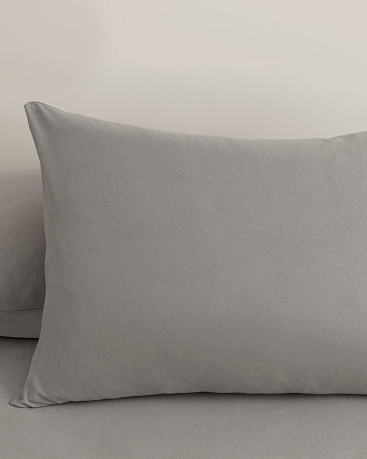 Прав Кълъфка За Възглавни 2Бр., Памучен, Камъче, 50 X 70 Cm