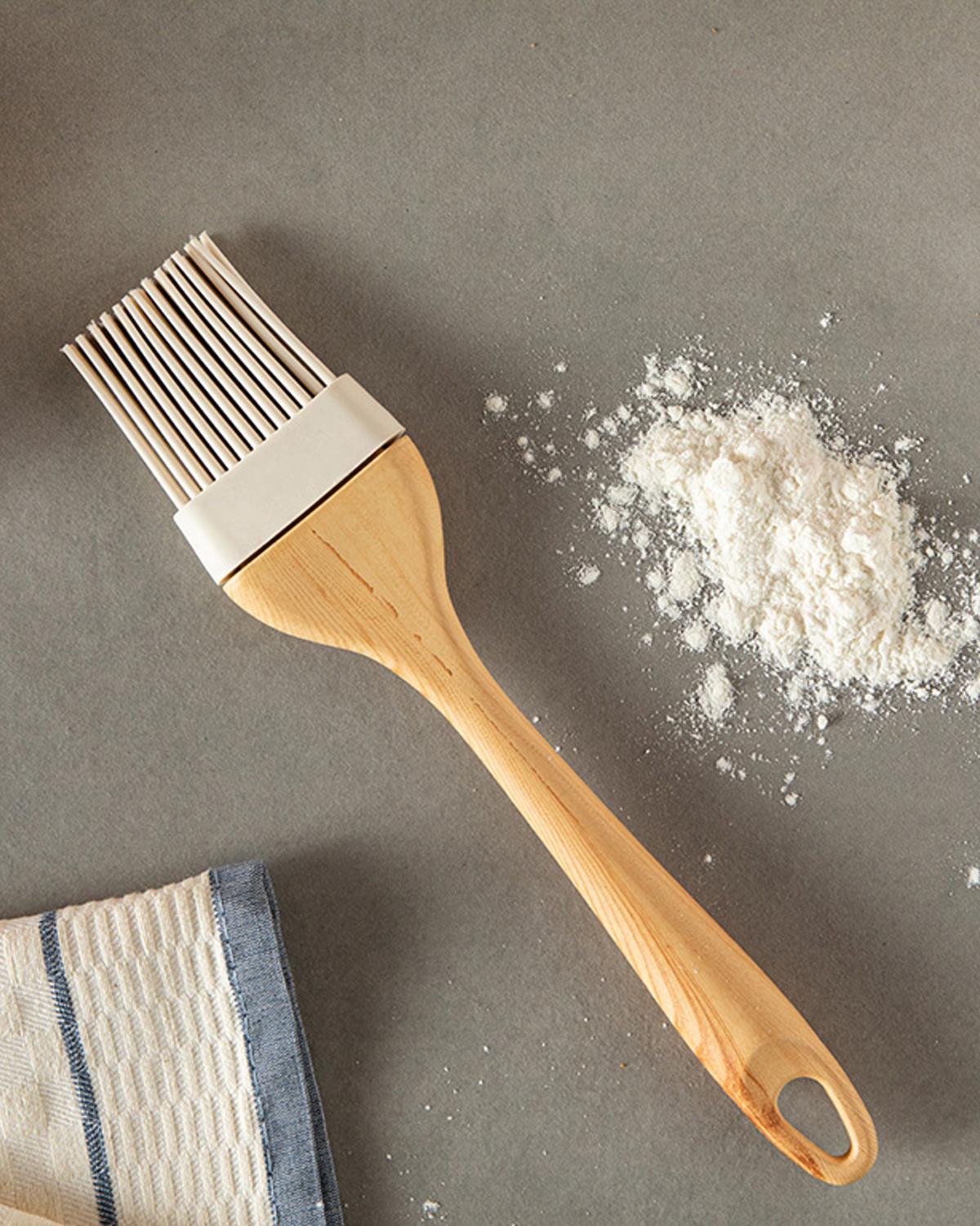 Четка За Яйца Силикон, Светло Бежово, 22 Cm