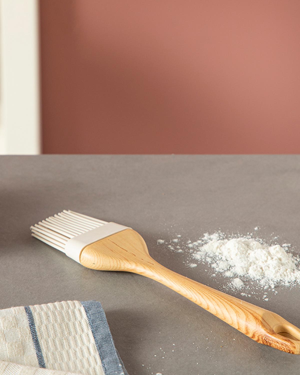 Четка За Яйца Силикон, Светло Бежово, 22 Cm