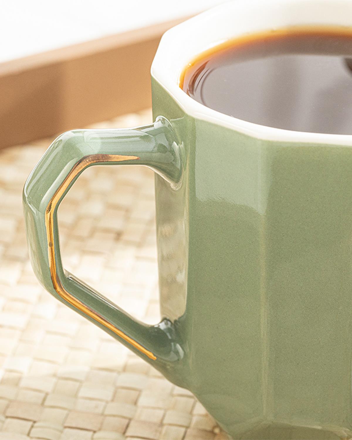 Adela Чаша New Bone, Тъмно Зелено, 350 Ml