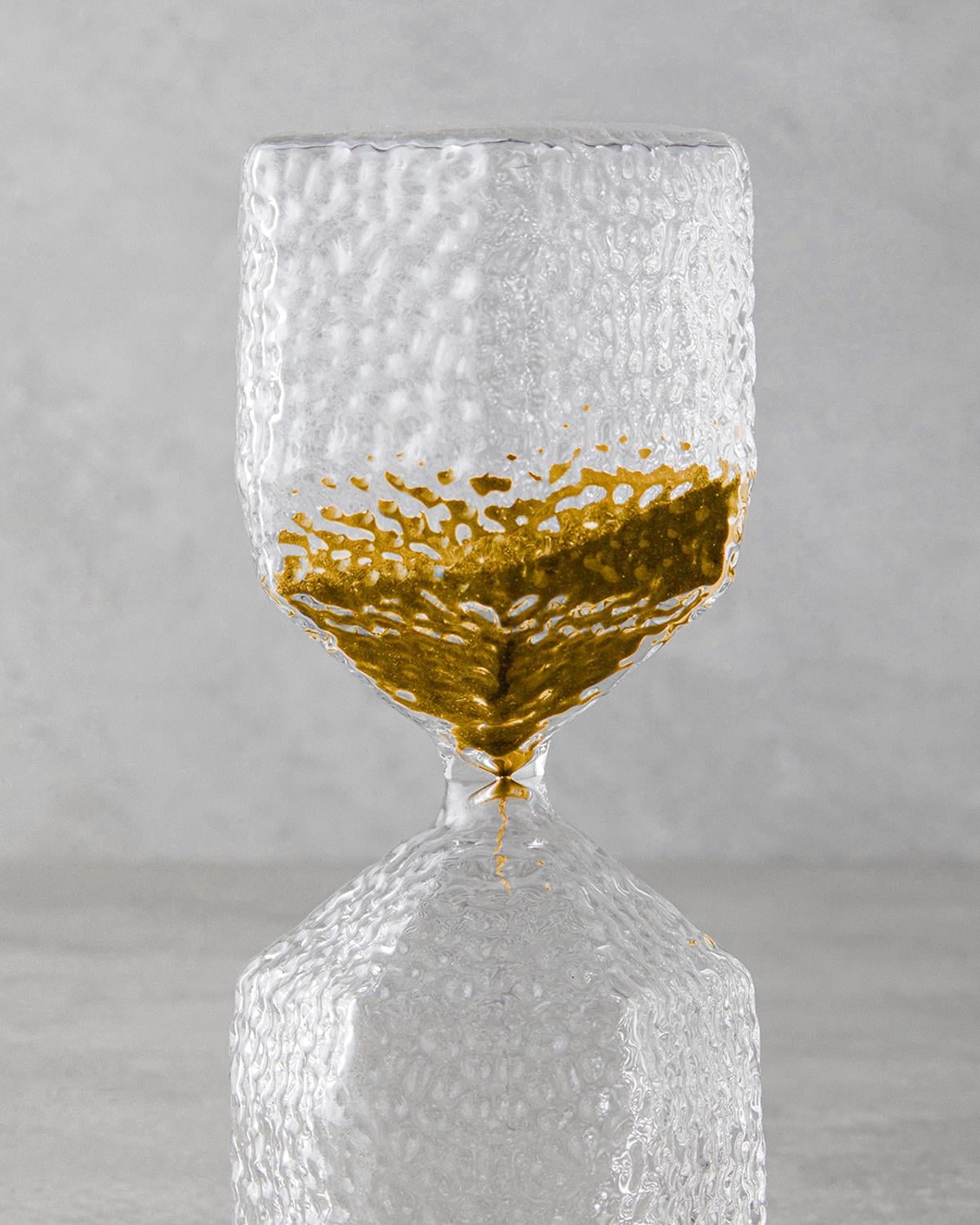 Alısya Пясъчен Часовник 21 см Златен