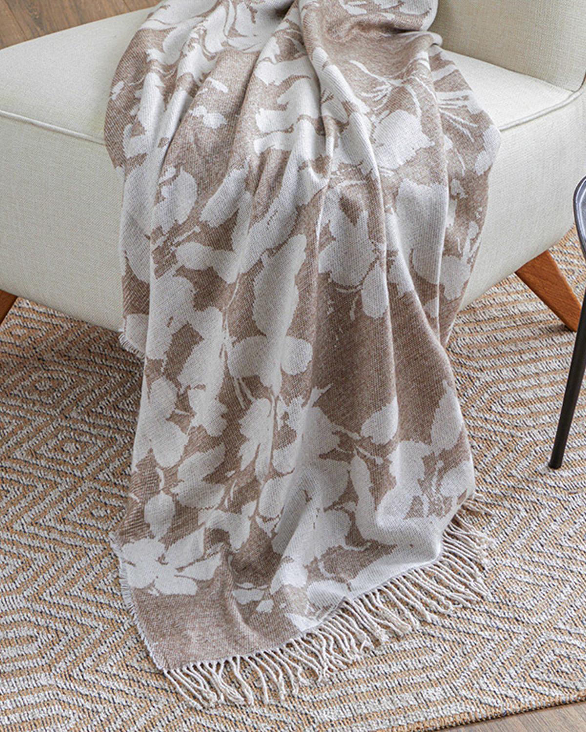 Aloha Шал За Кресло Светлокафяво., 130 X 170 Cm