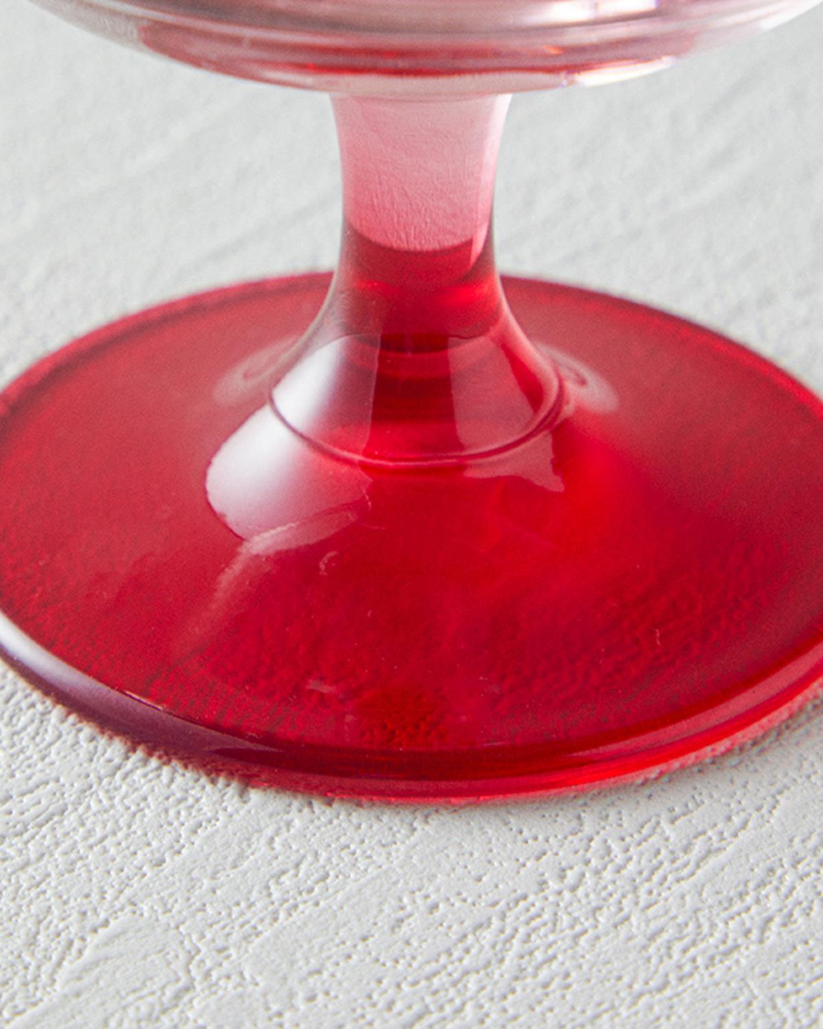 Aloha Cup 3 Бр., Стъкло, Зелено-Червено, 300 Ml