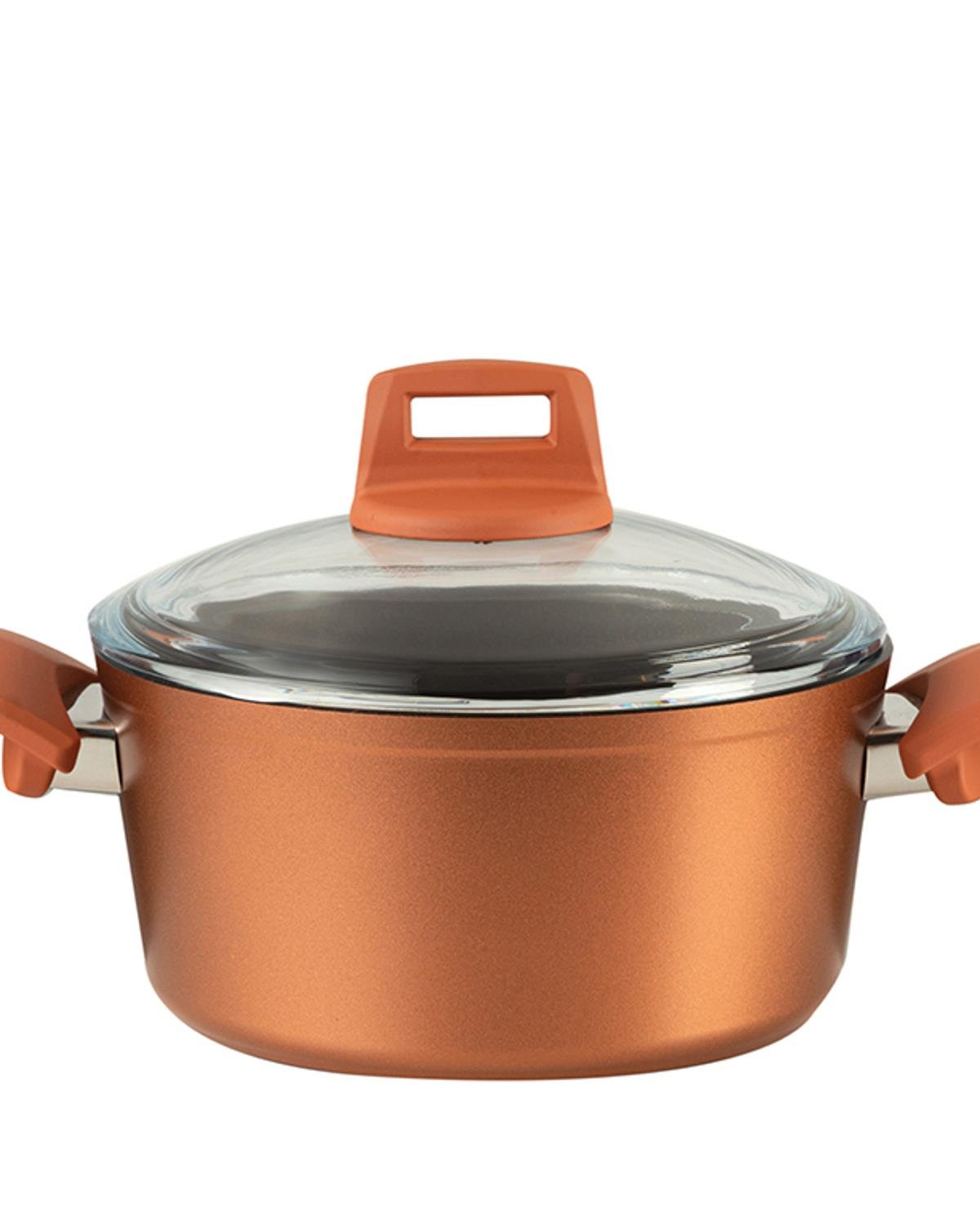 Alure Тенджера Дълбок Гранит 20 см Меден