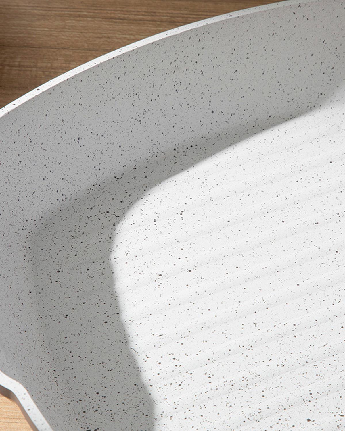 Alure Грил Тиган Гранит 28 см Кафяв