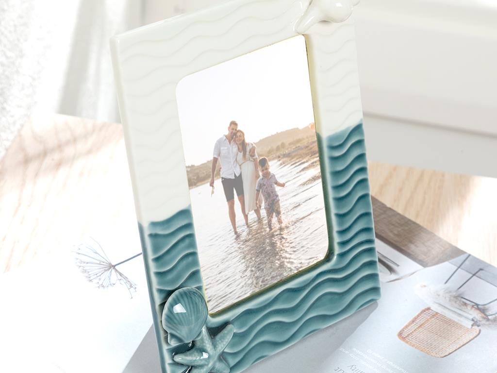 Animals Photo Frame 15.9x19.1x2.4 cm Blue