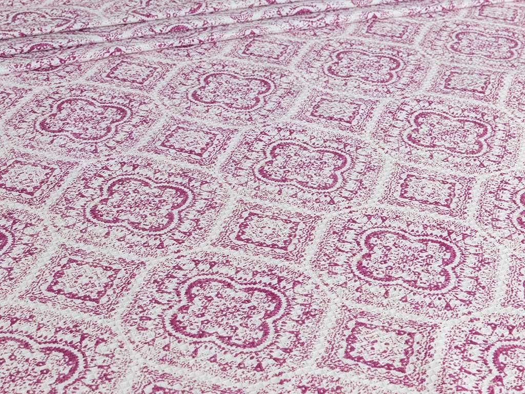 Antique Boho Одеяло Пике Единичен С щампа 150x220 см Дамсон