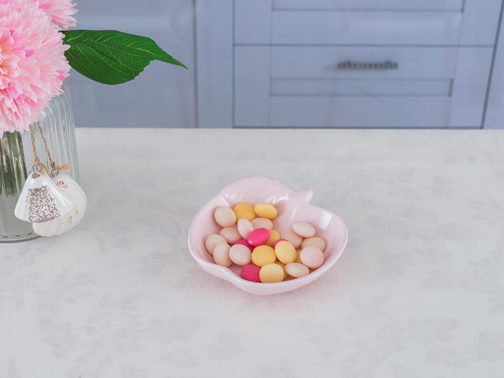 Apple Купички за Ядки Керамичен Pink