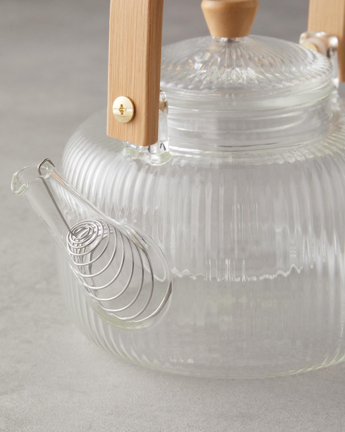 Aria Чайник Боросиликат 950 мл Прозрачен