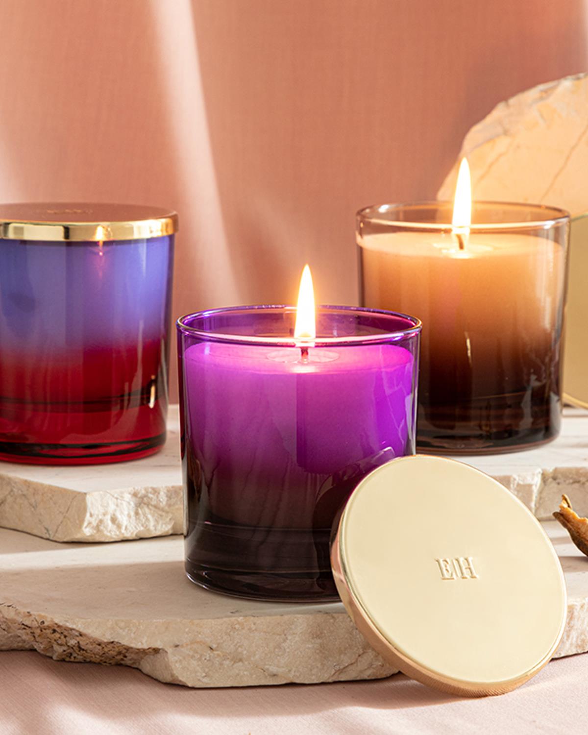 Arie Scented Candle 220 g Purple-Gray