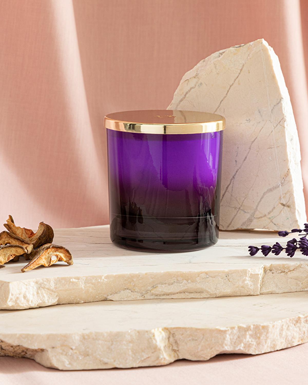 Arie Scented Candle 220 g Purple-Gray