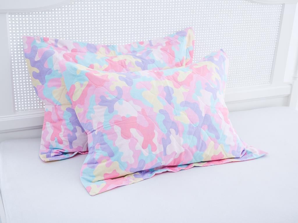 Army ПОКРИВКА ЗА ЛЕГЛО К Двоен човек Памучен 240x260 cm Pink