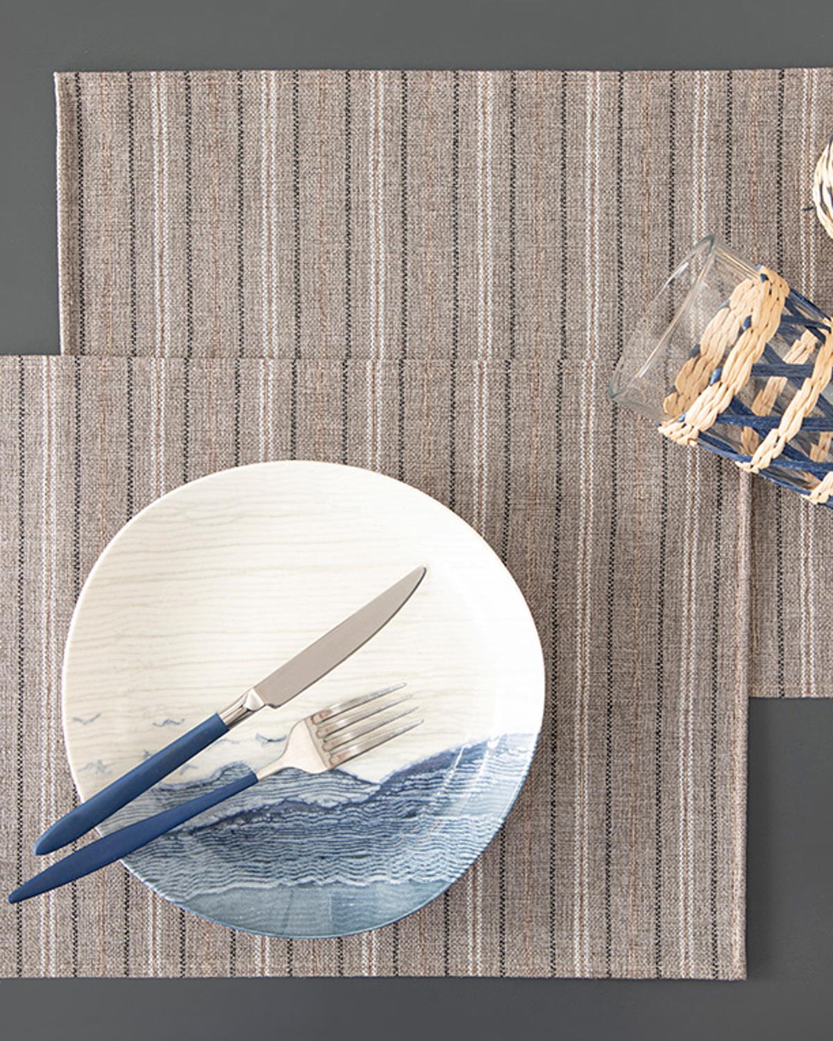 Art Pop Американзки Сервиз 2Бр., Полиестер, Сиво, 30 X 45 Cm