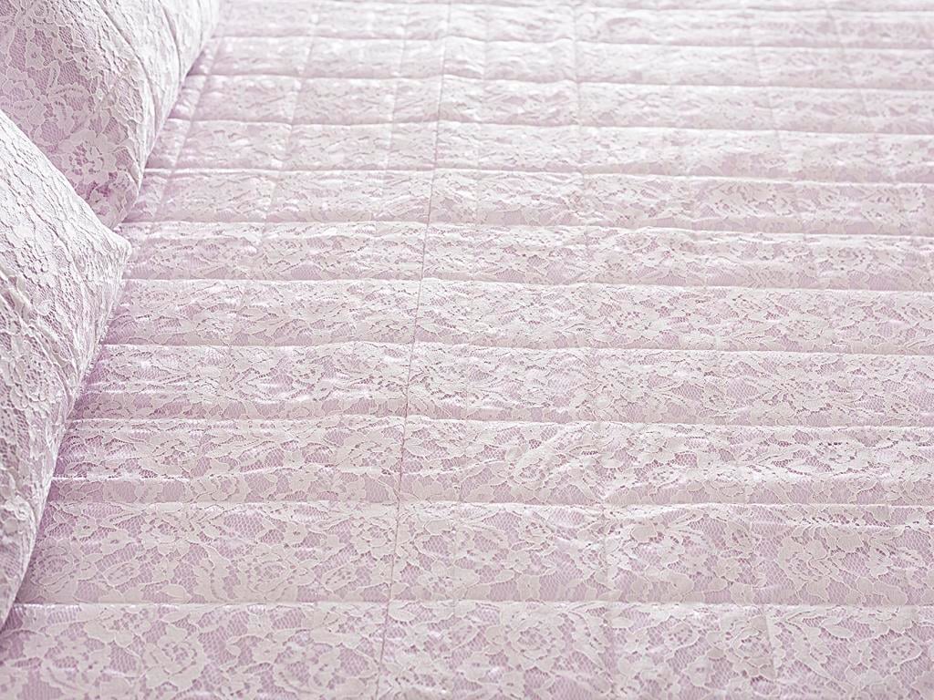 Arya ПОКРИВКА ЗА ЛЕГЛО К Двоен С дантела Lilac.