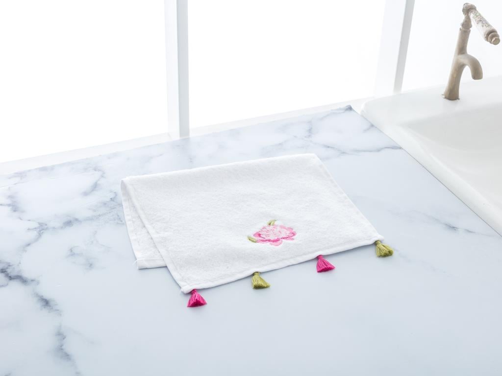 Asel ХАВЛИИ ЗА РЪЦЕ Бродирани 30x45 cm White