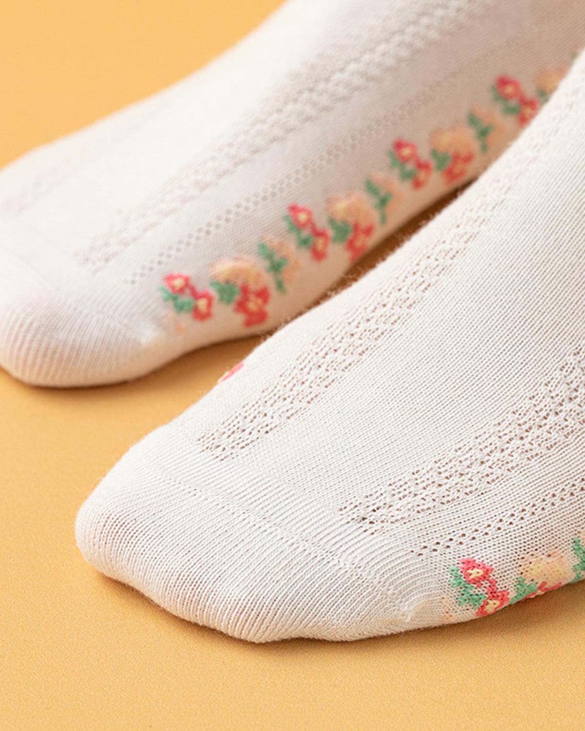 Ashley Чорапи Дамски Единичен, Памучен, Екру, 36-40