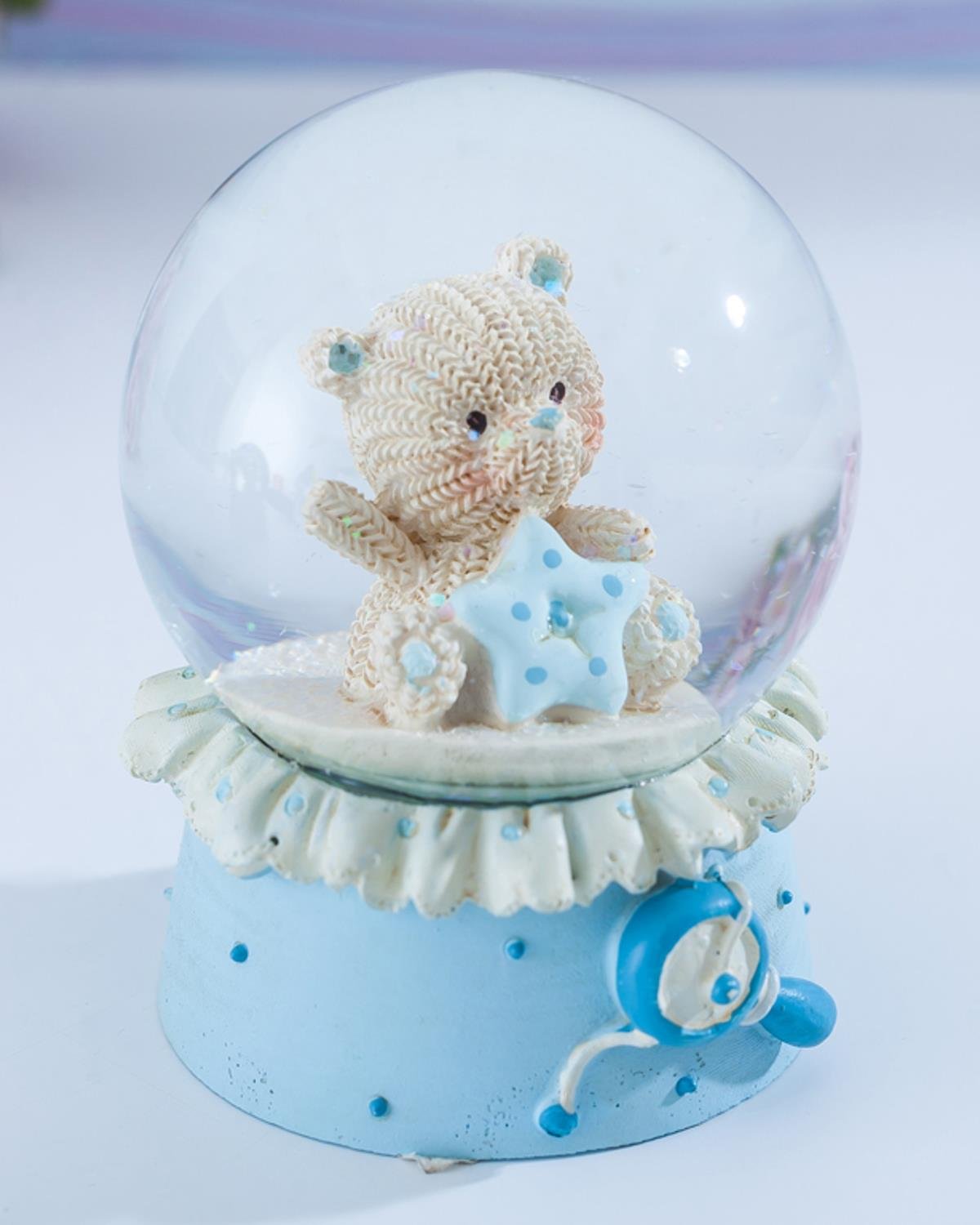 Baby Bear Снежен Глобус Полирезин 6,5x7,0x9,0 см Син