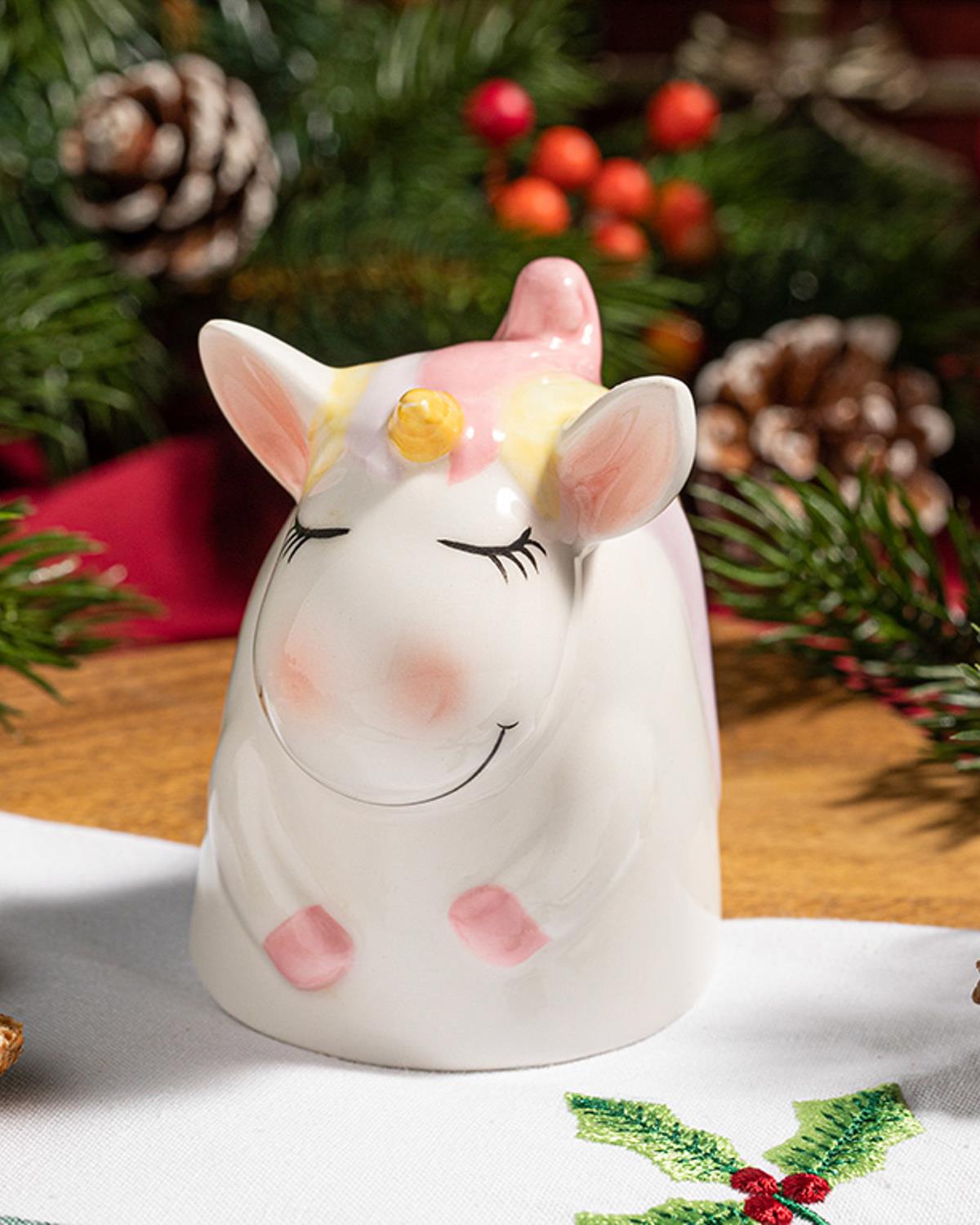 Baby Unicorn Чаша Доломит 75 мл Бял