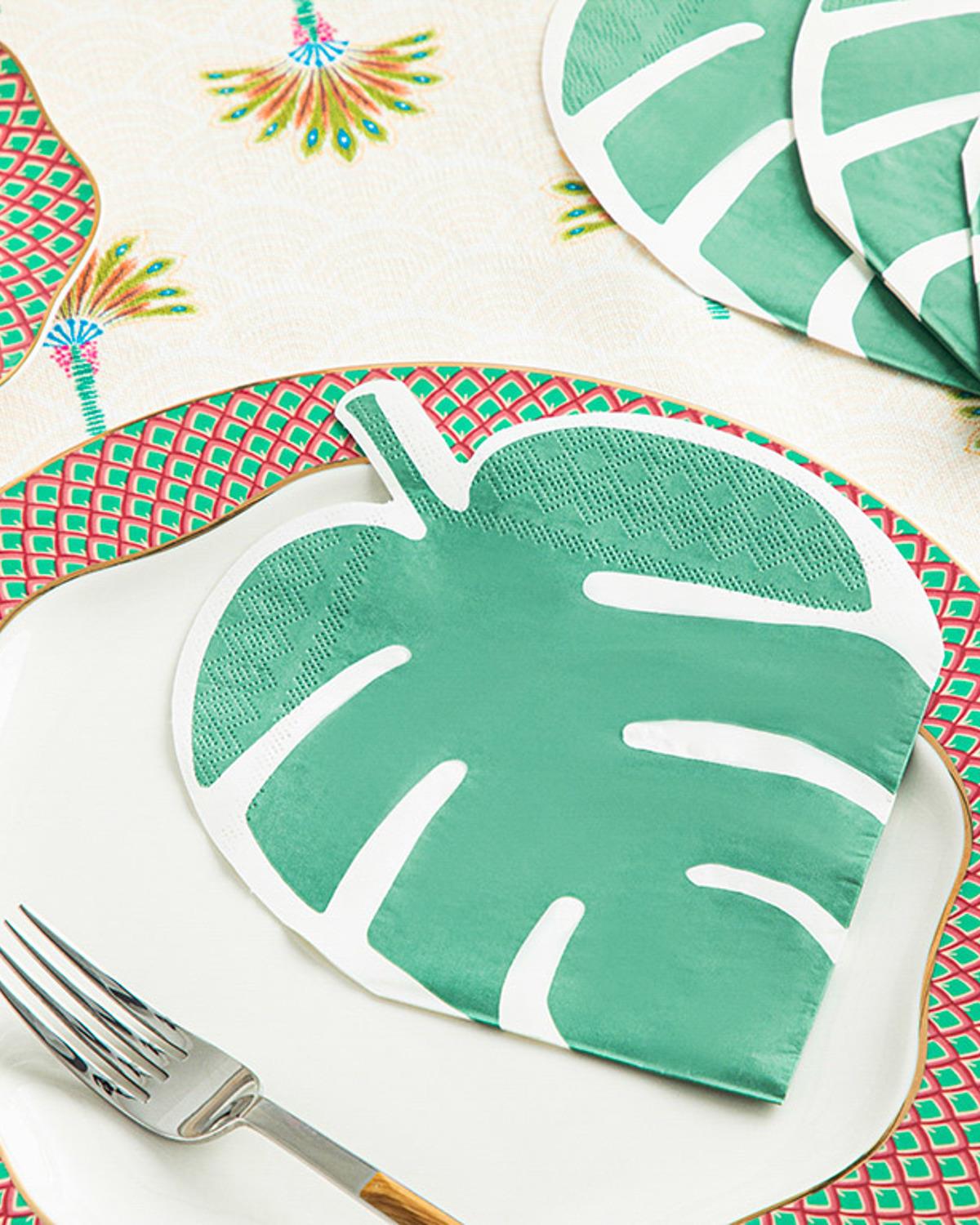 Barg Хартийни Салфетки 20 Бр., Хартия, Зелено, 33 X 33 Cm