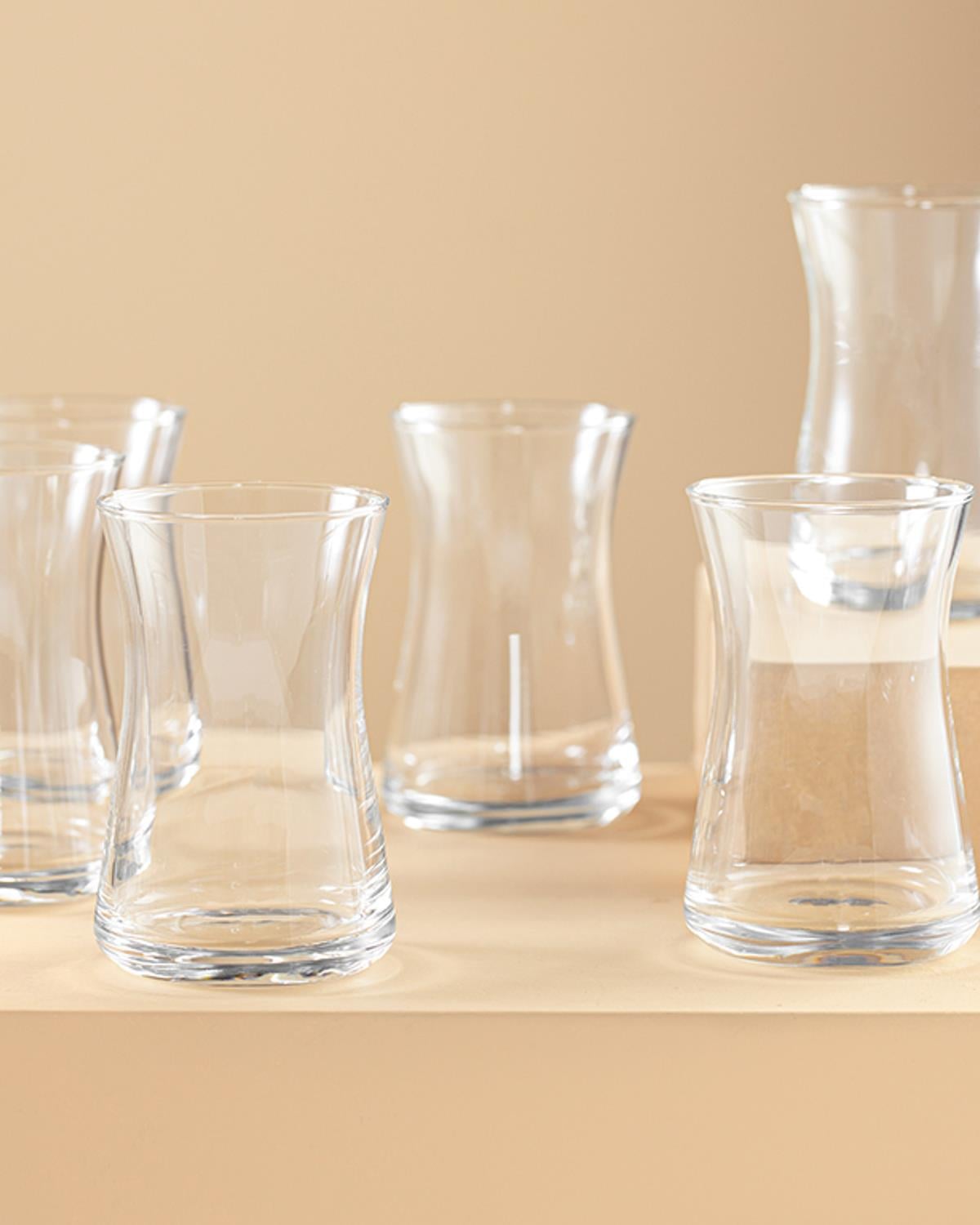 Basel Чаена Чаша 6 Бр., Стъкло, Прозрачен, 160 Ml