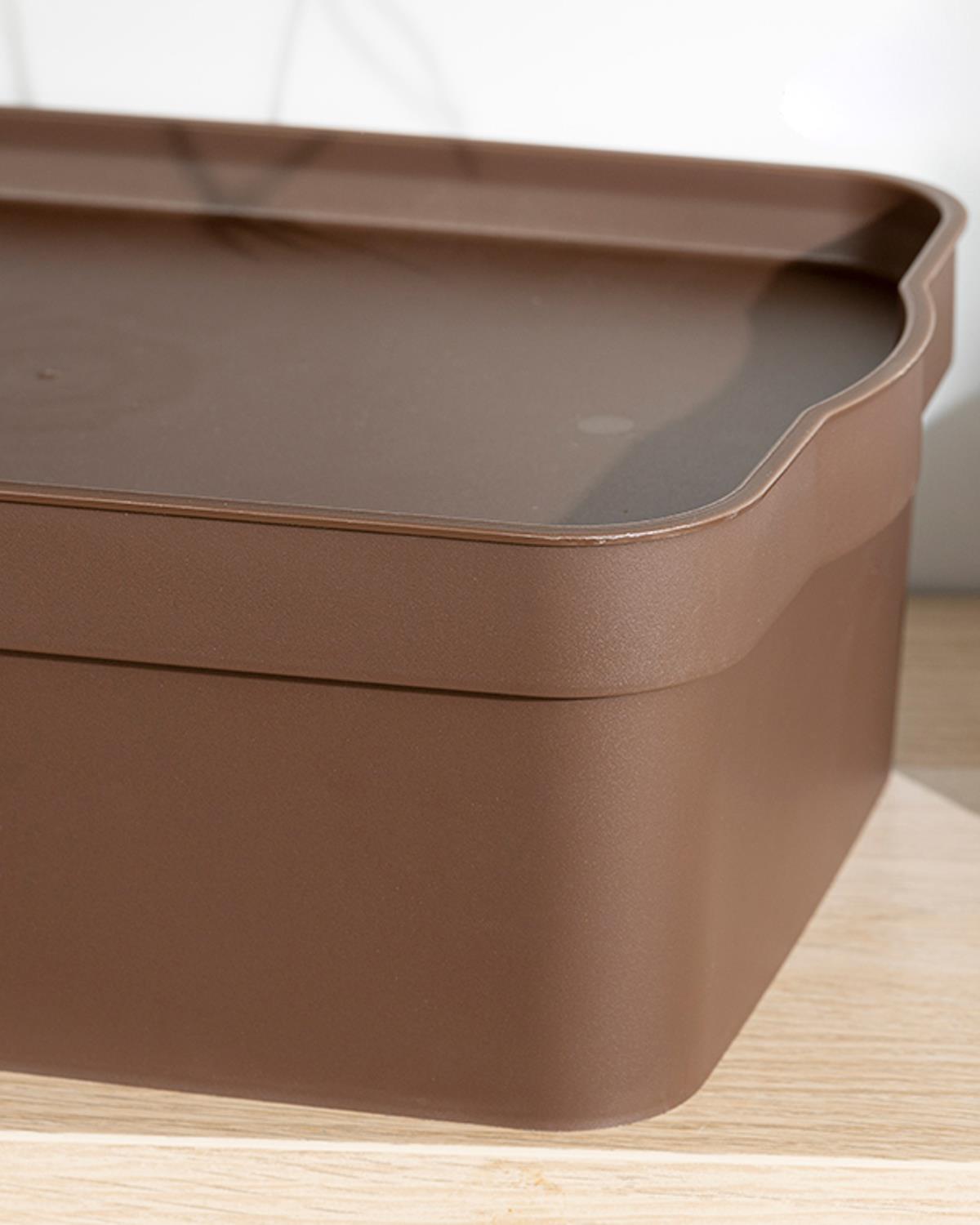 Basıc Кутия За Съхранение 32x11x16 см Кафяв
