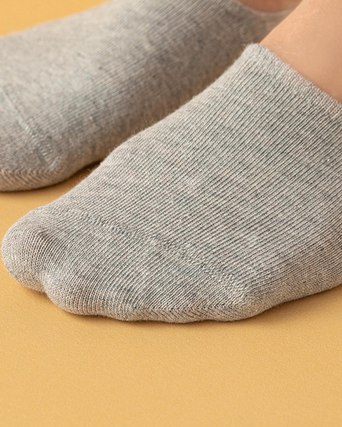 Basic Чорапи Бабет Дамски Единичен, Памучен, Сиво, 36-40