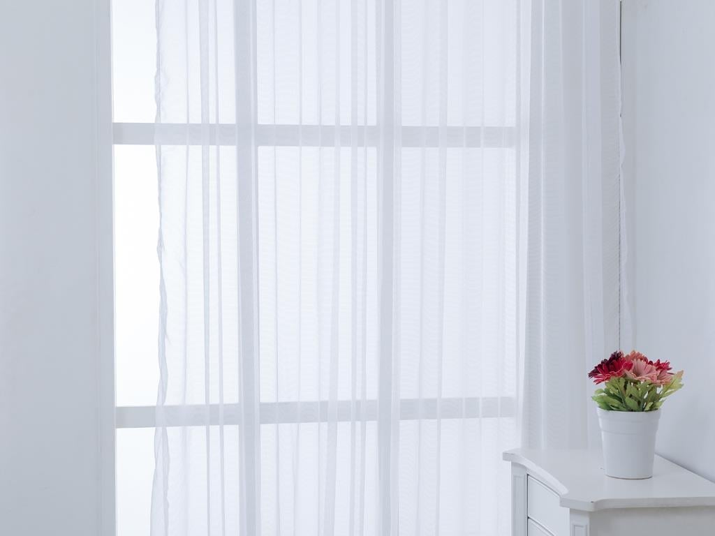 Basıc ТЮЛ ПЕРДЕ Тъкан Off White