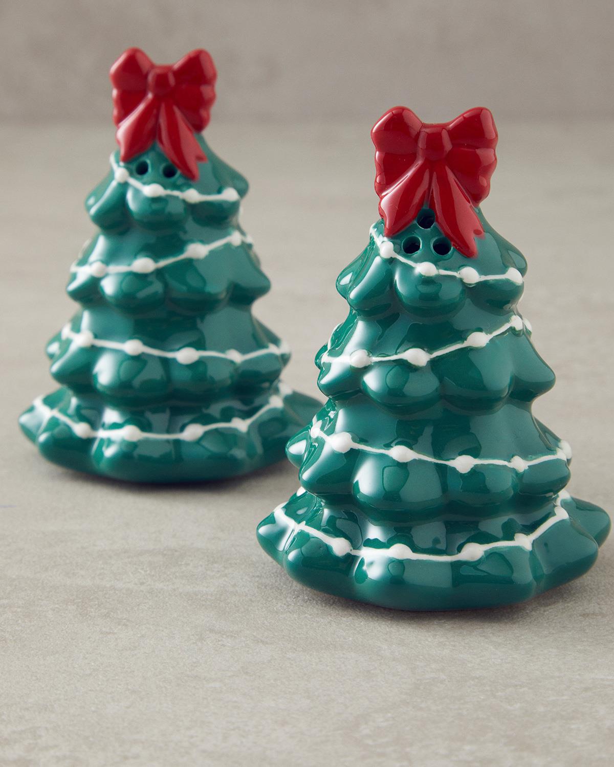 Be Joyful Солница И Пиперница 2 бр. Керамика 7 см Зелен