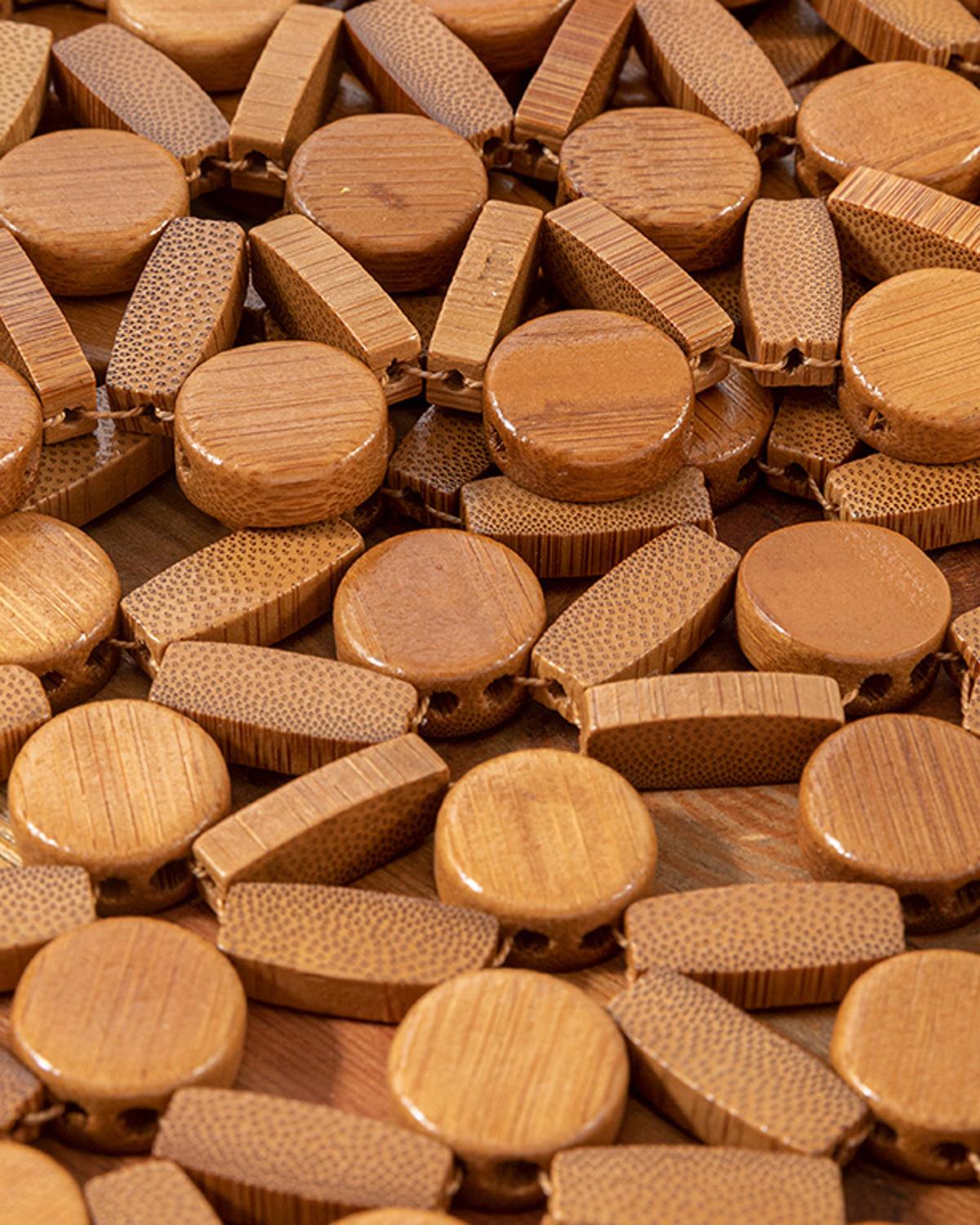 Beaded Американзки Сервиз Бамбук, Кафяво, 38 Cm