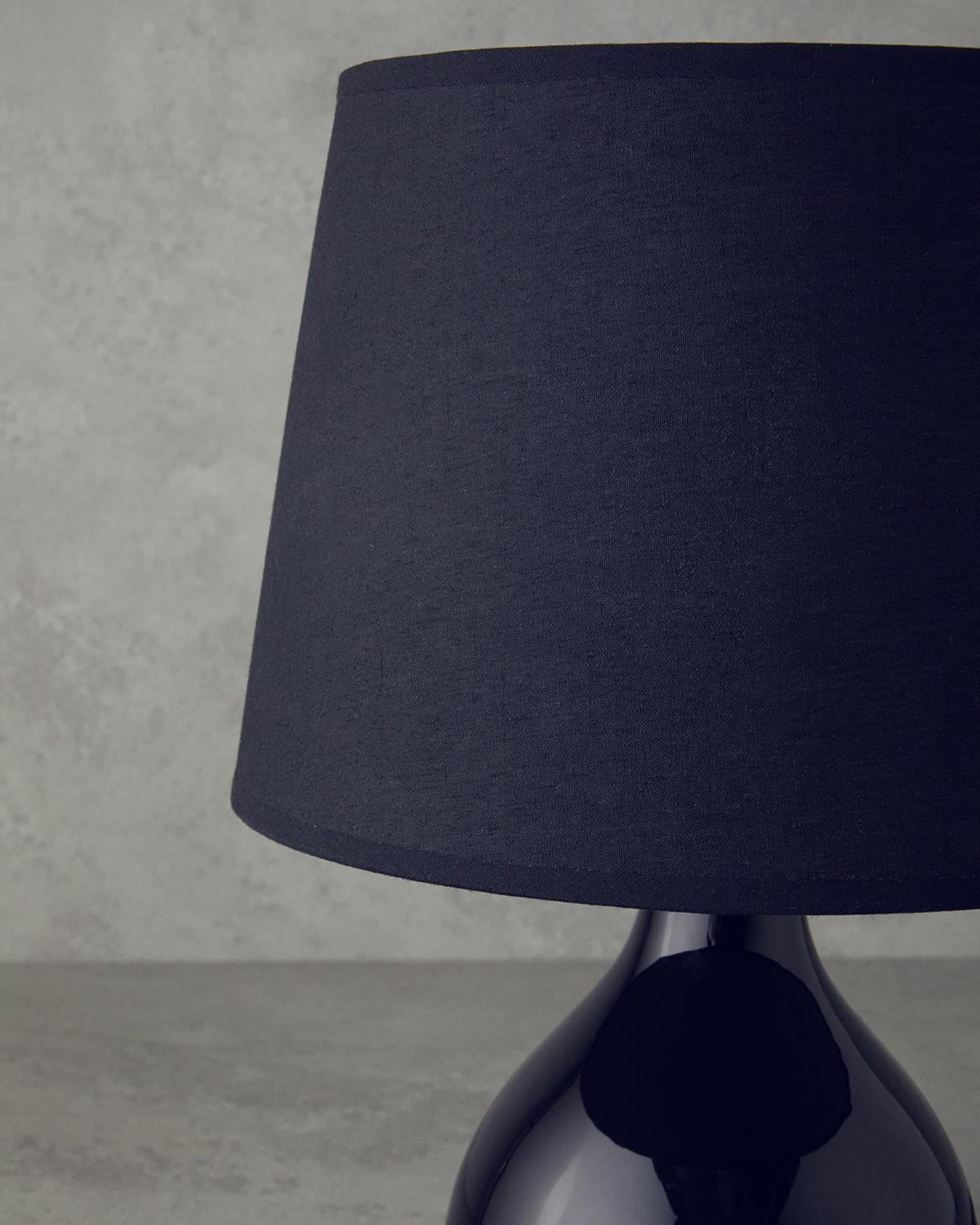 Becca АБАЖУР Керамичен 41 cm Черно злато