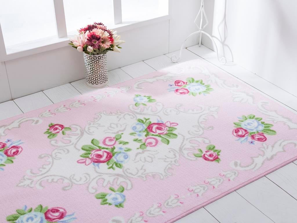 Becky КИЛИМ Отпечатано 100x160 cm Pink