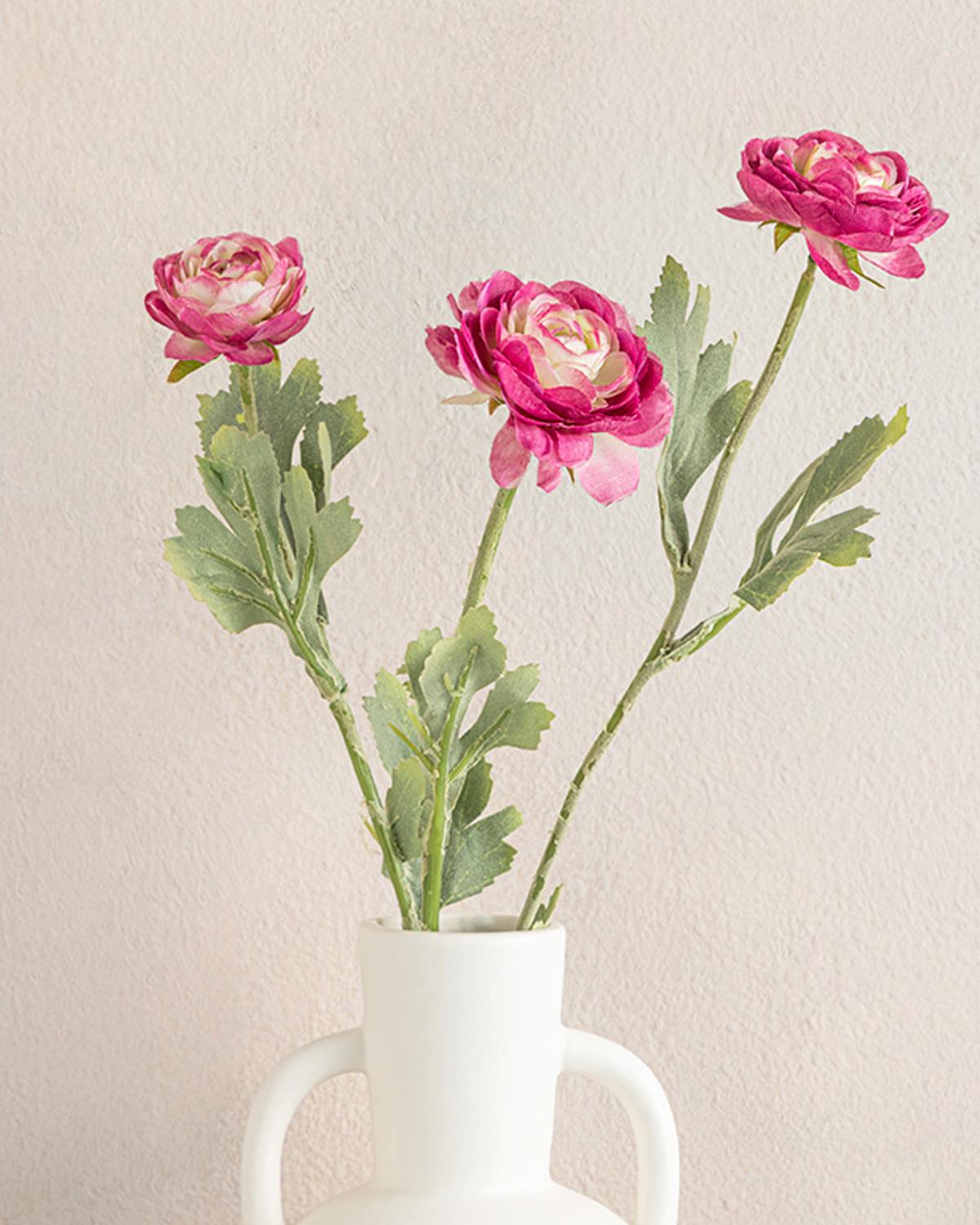 Bettercup Stem Една Клонка Изкуствено Цвете Пластмасов, Лилаво, 60 Cm