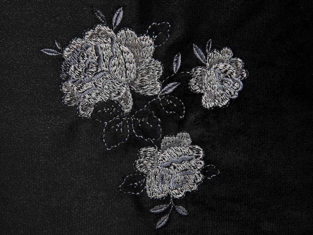 Black Magic ВЪЗГЛАВНИЦА С пълнеж Кадифе 40x40 cm Black
