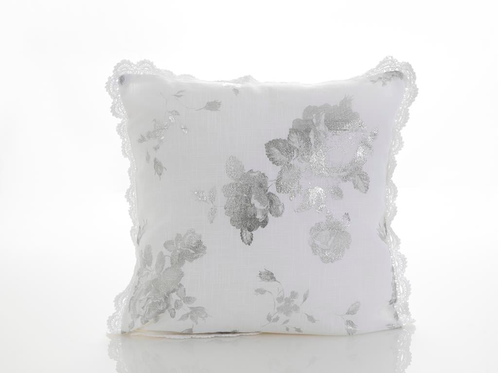Black Magic ВЪЗГЛАВНИЦА Отпечатано 40x40 cm White-Silver