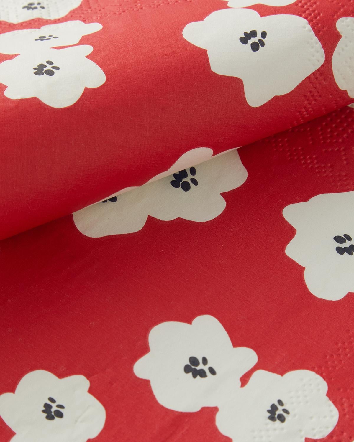 Bloom Хартиени Салфетки 20 бр. Хартия 33x33 см Червен