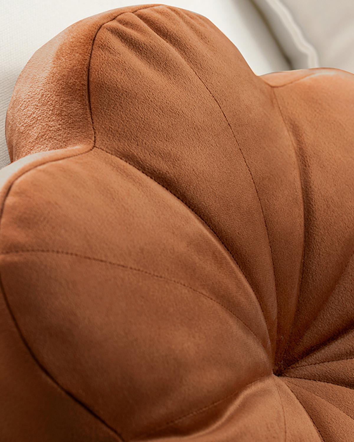 Bloom Декоративна Възглавница Кадифе 40 см Изгоряло оранжево