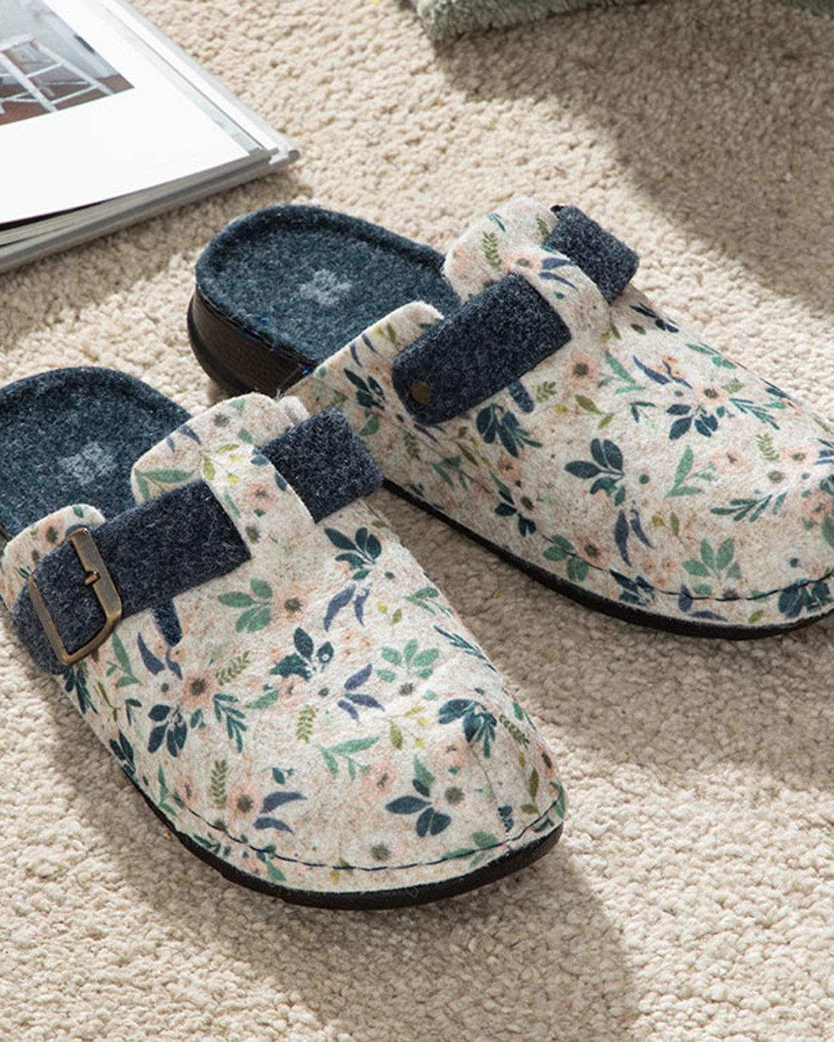 Bloom On Домашни Чехли Полиестер 37 Сив - Морскосин