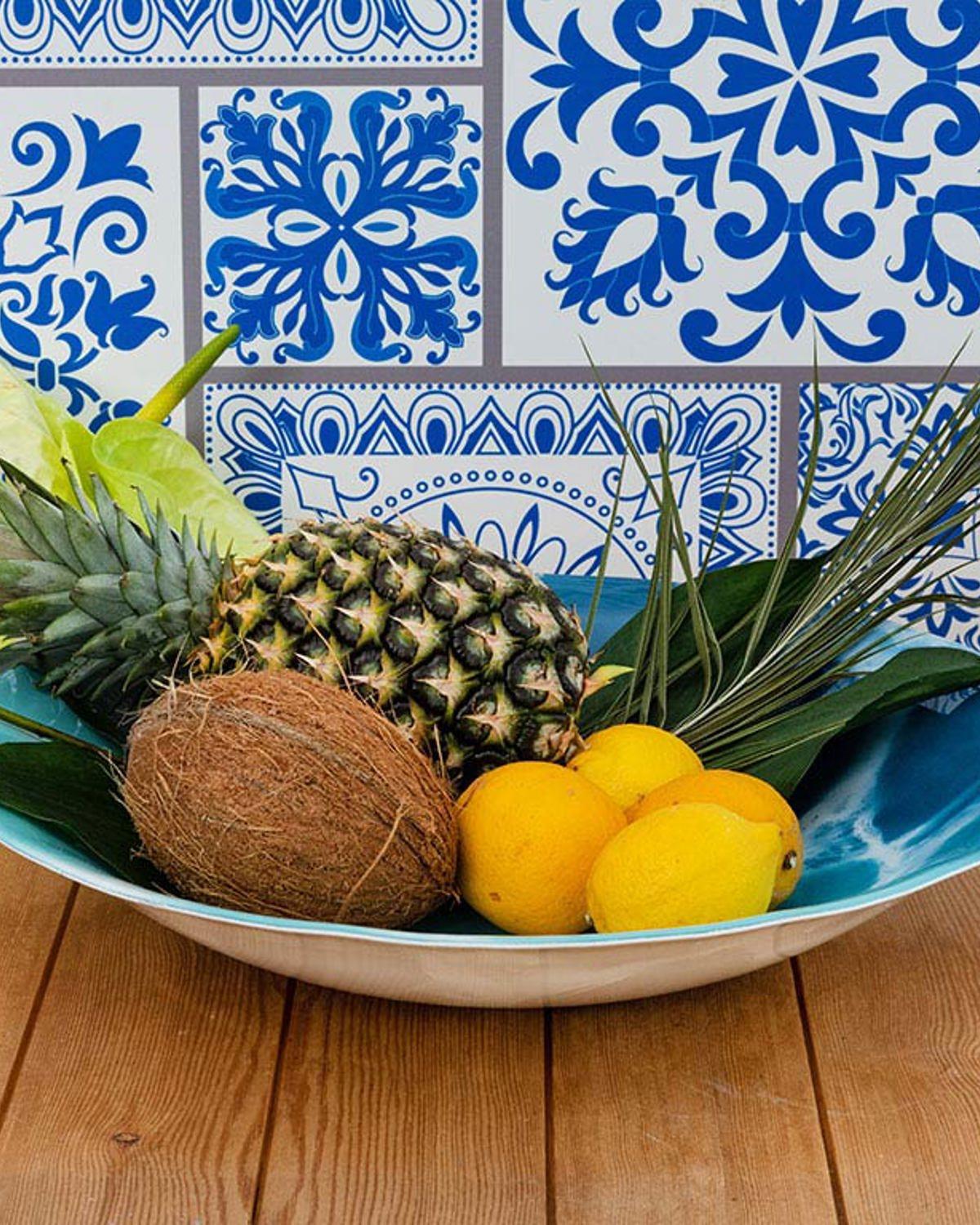 Blue Nature Декоративна Чиния 40 см Син