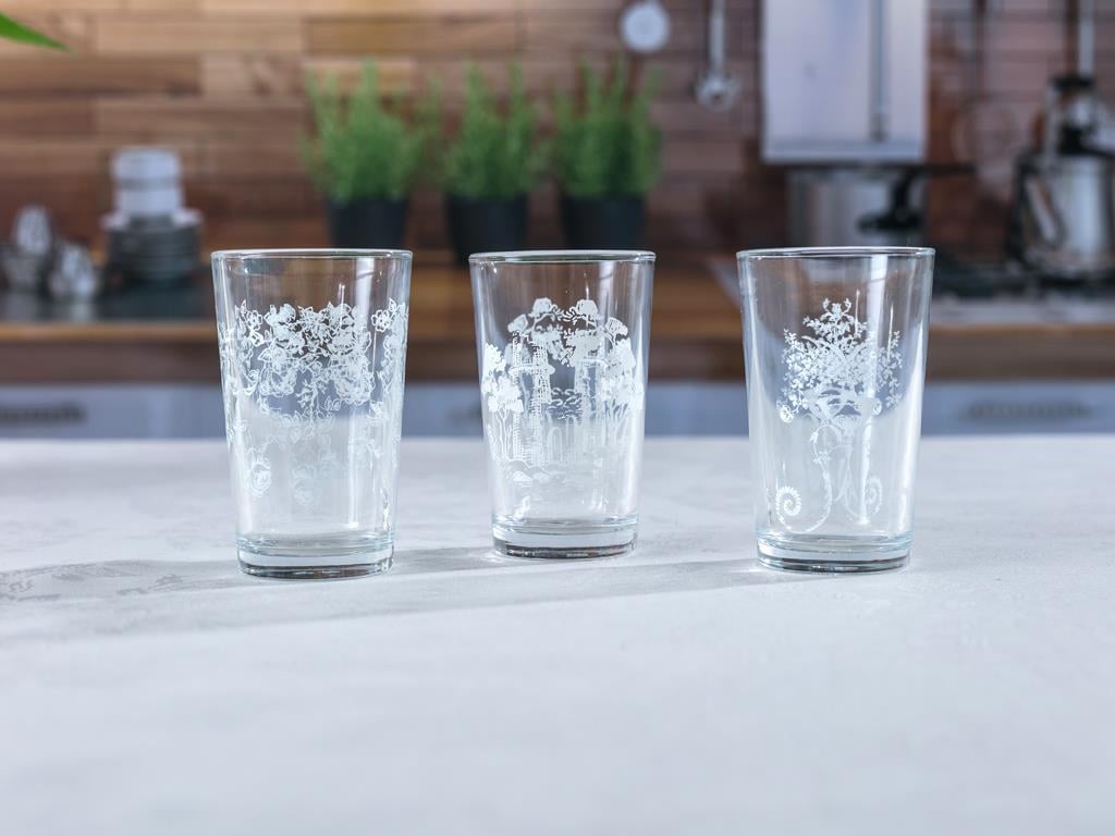 Blue Voyage ВОДНА ЧАША 6 Set Served with Coffee Cam 100 ml White