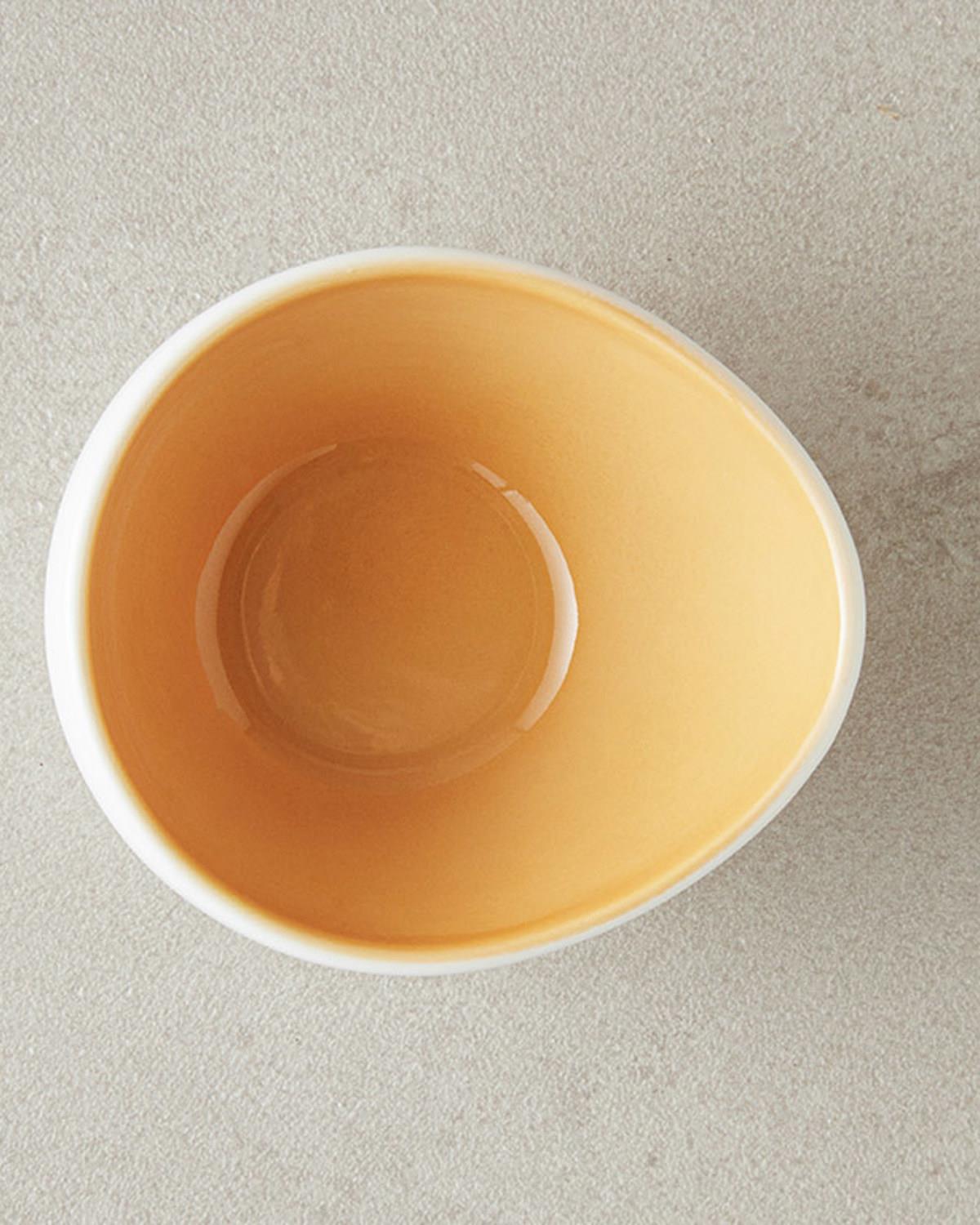 Boho New Bone China Appetizers 10 cm Yellow