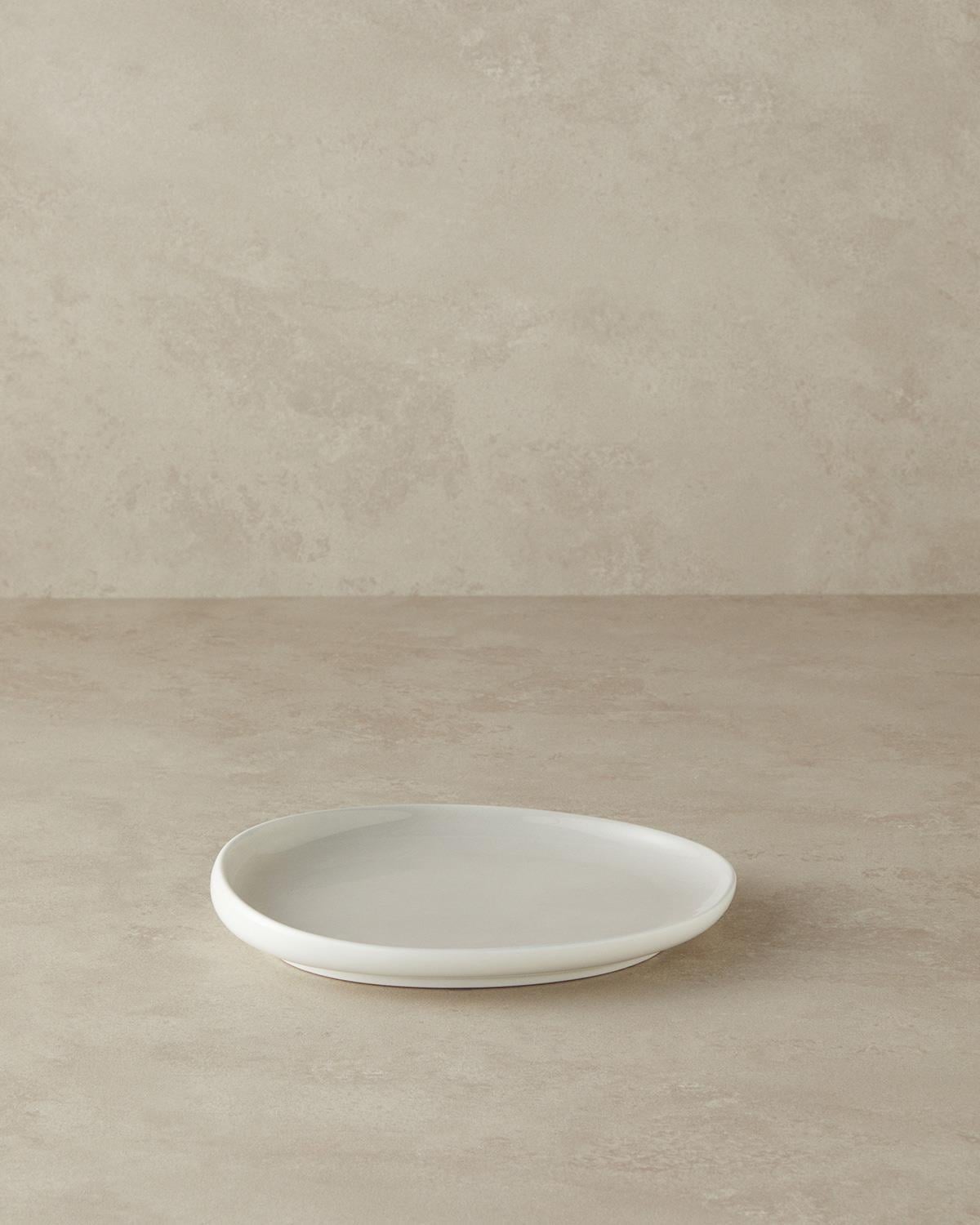 Boho Чиния За Торта Китайски костен порцелан 23 см Сив