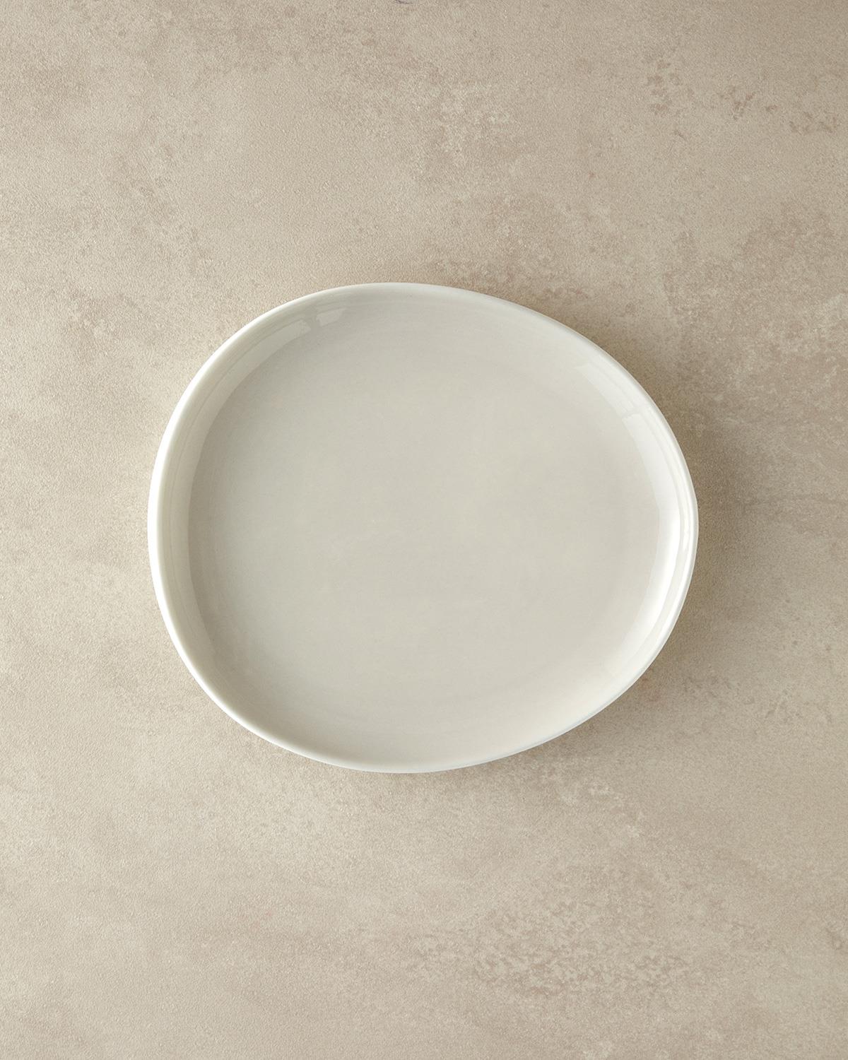 Boho Подложна Чиния За Сервиране Китайски костен порцелан 27 см Сив