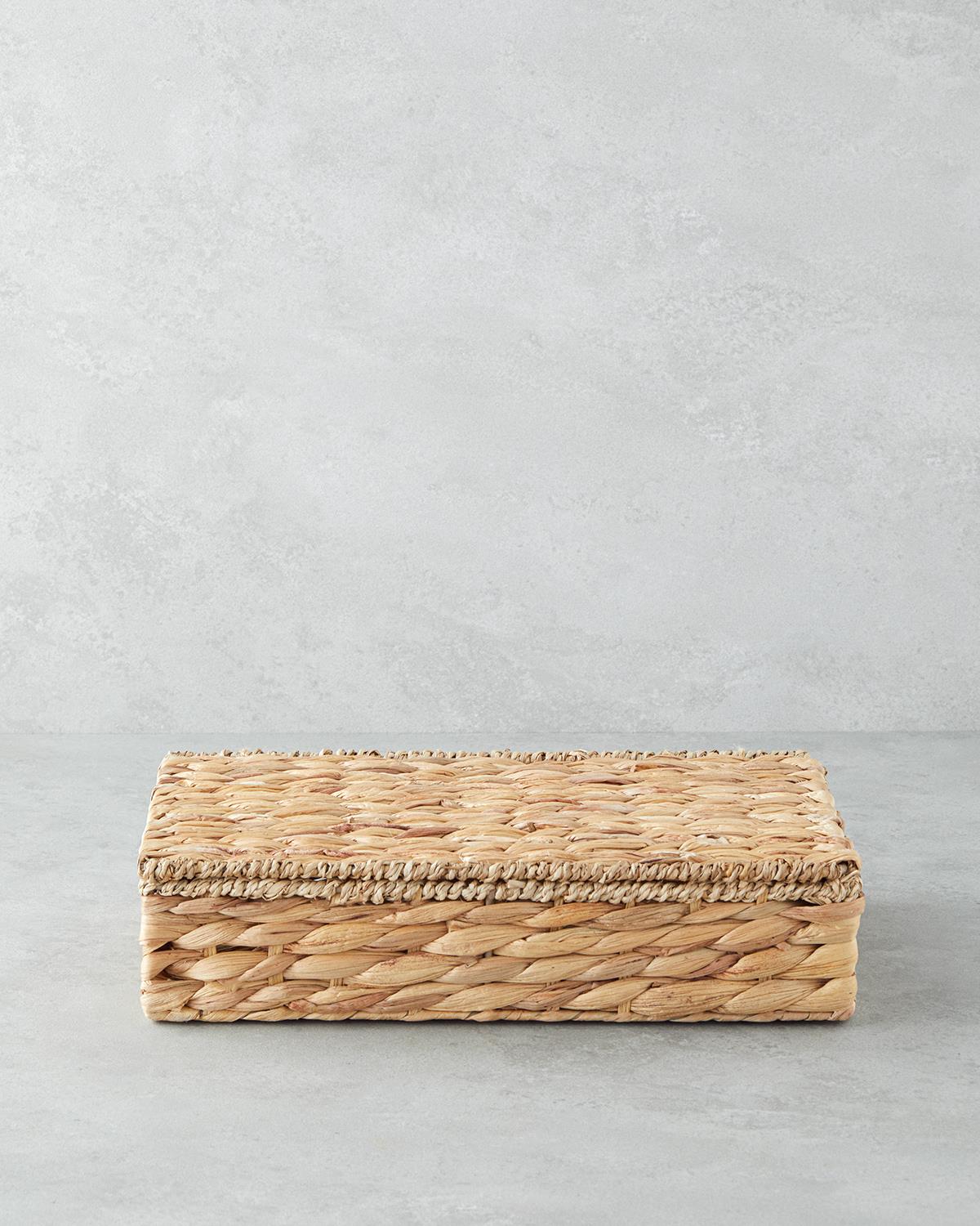 Boho Декоративна Кутия 34x21x8 см Натурален