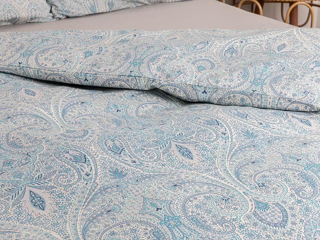 Boho Chic КОМПЛЕКТ СПАЛНО БЕЛЬ Двоен Памучен 200x220 cm Blue.