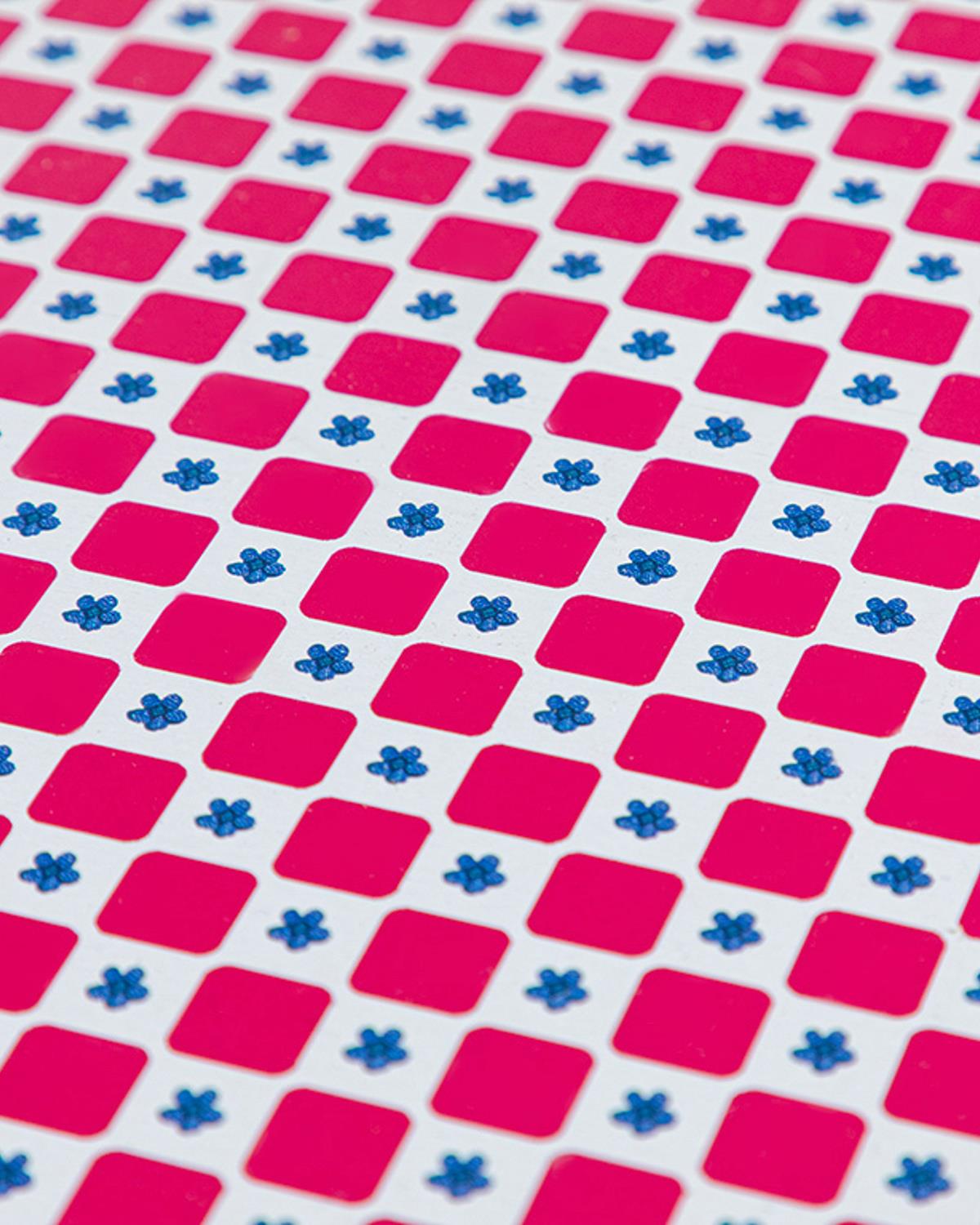 Boho Dream Табла Кръгъл, Метал, Розово, 34 Cm