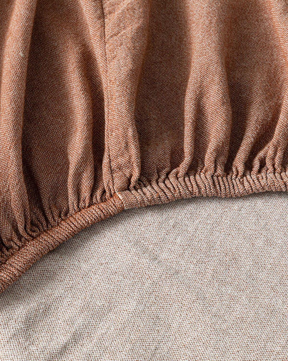 Bowline Спален Комплект Двоен С частично избелял ефект 200x220 см Бежов - Теракота