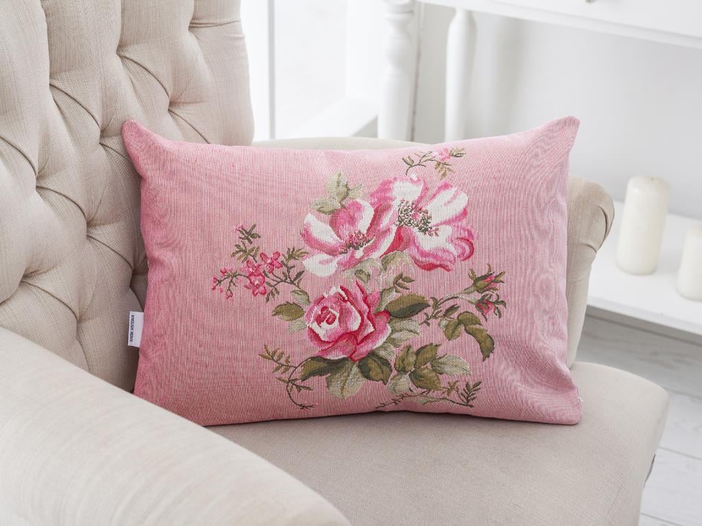 Brier Rose ВЪЗГЛАВНИЦА Панама 35x50 cm Светло розово,