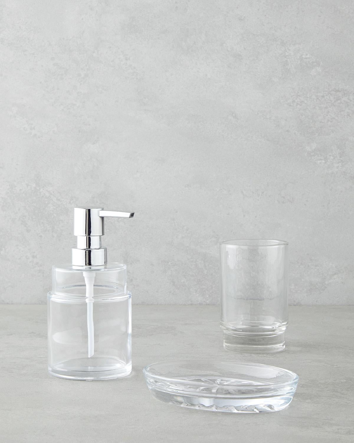 Brush Комплект За Баня 3 бр. Прозрачен