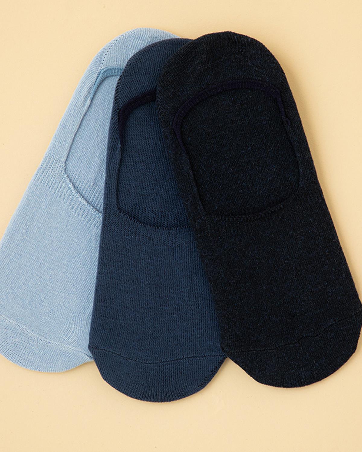 Bubbles Чорапи Бабет Дамски 3 Бр., Памучен Полиестер, Синьо, 36-40