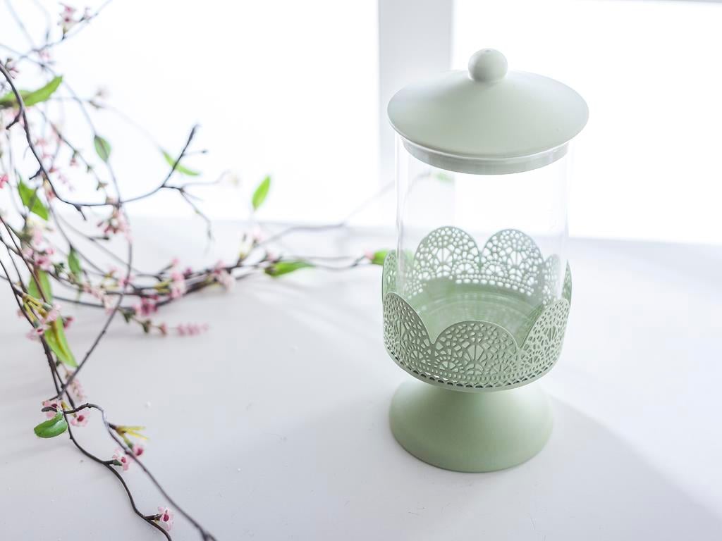 Candy ДЕКОРАТИВНА ЗАХАРНИЦ Средна Ковано желязо Green